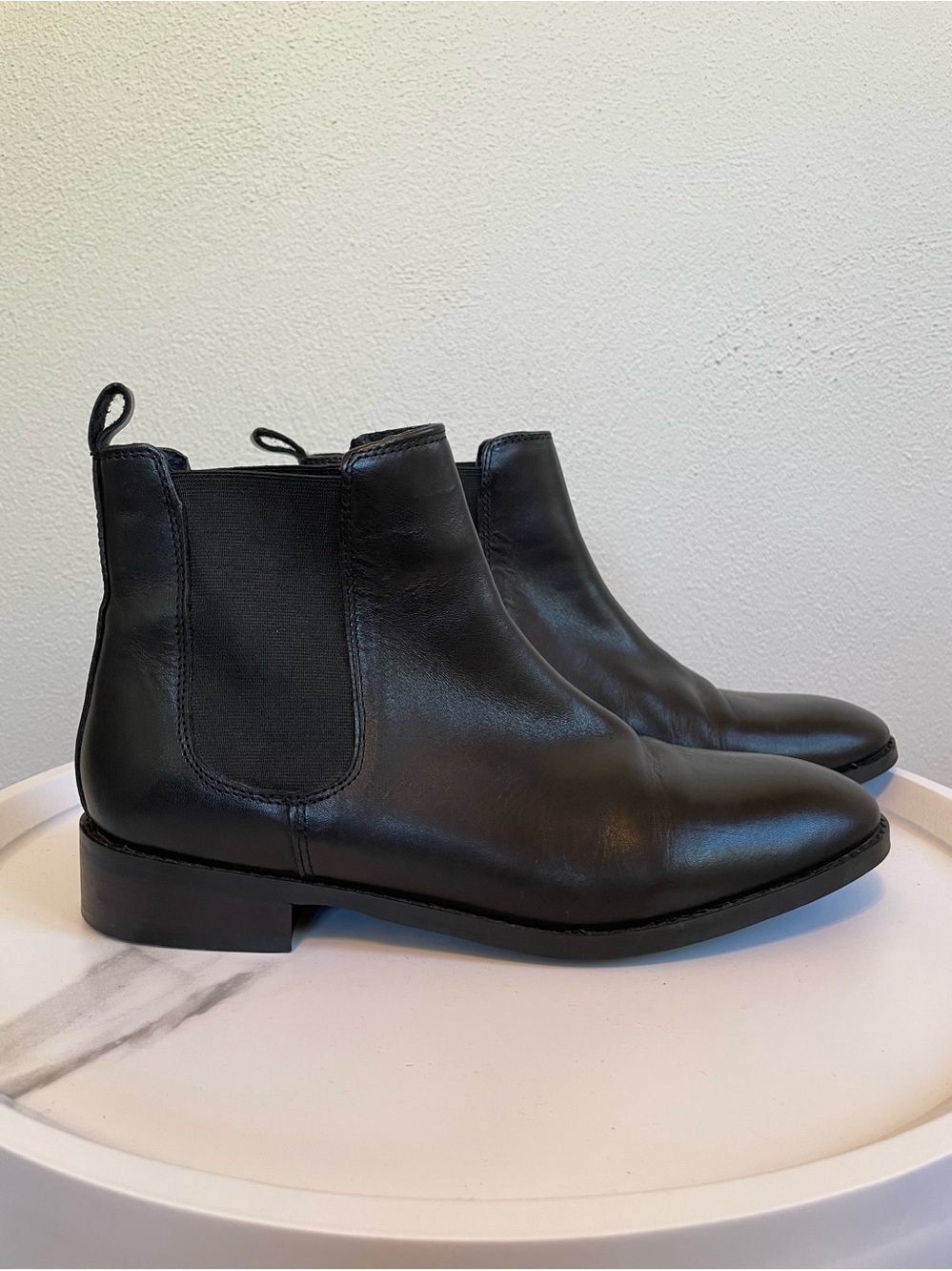 Office London Black Leather Chelsea Boots - EU 40 Men’s US 7